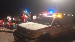 واژگونی اتوبوس در جاده باغین ـ جوپار ۴٨ مصدوم برجا گذاشت
