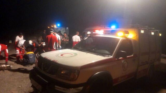 واژگونی اتوبوس در جاده باغین ـ جوپار ۴٨ مصدوم برجا گذاشت