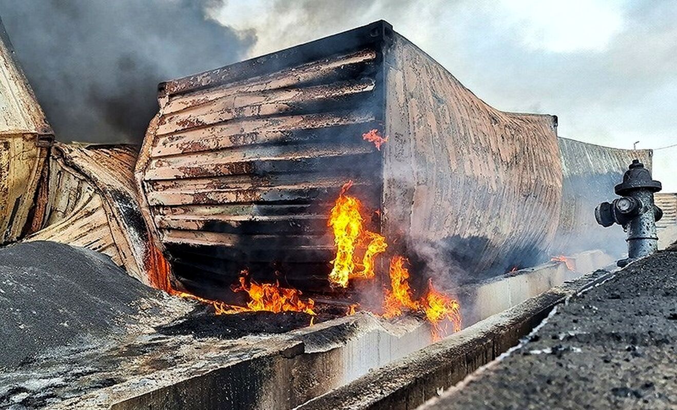 انفجار بندرعباس