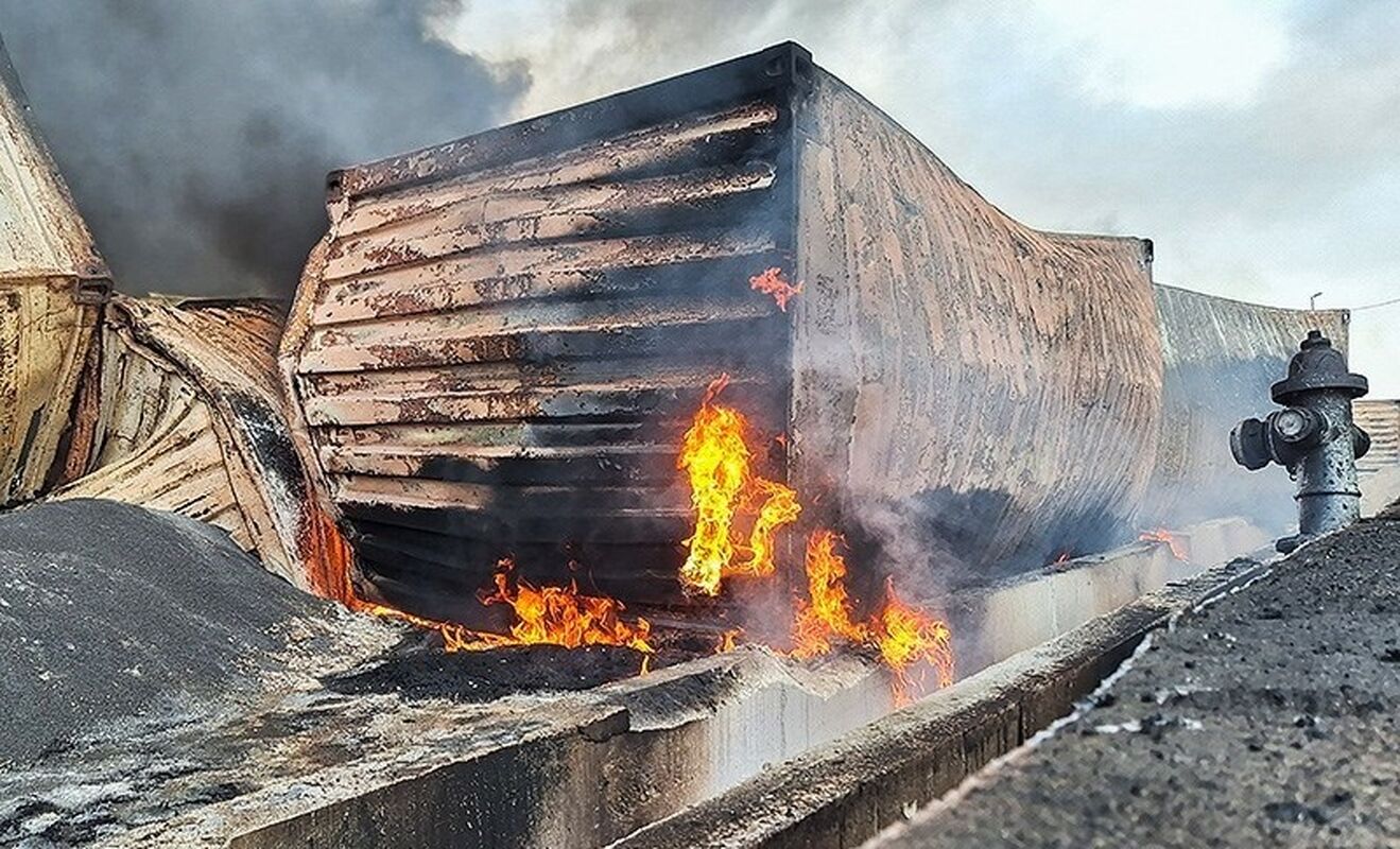 انفجار بندرعباس