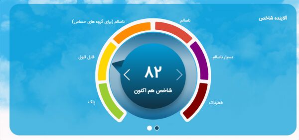تنفس هوای تهران قابل قبول است
