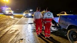 آماده‌باش کامل نیروهای عملیاتی هلال احمر در پی بارش برف و باران
