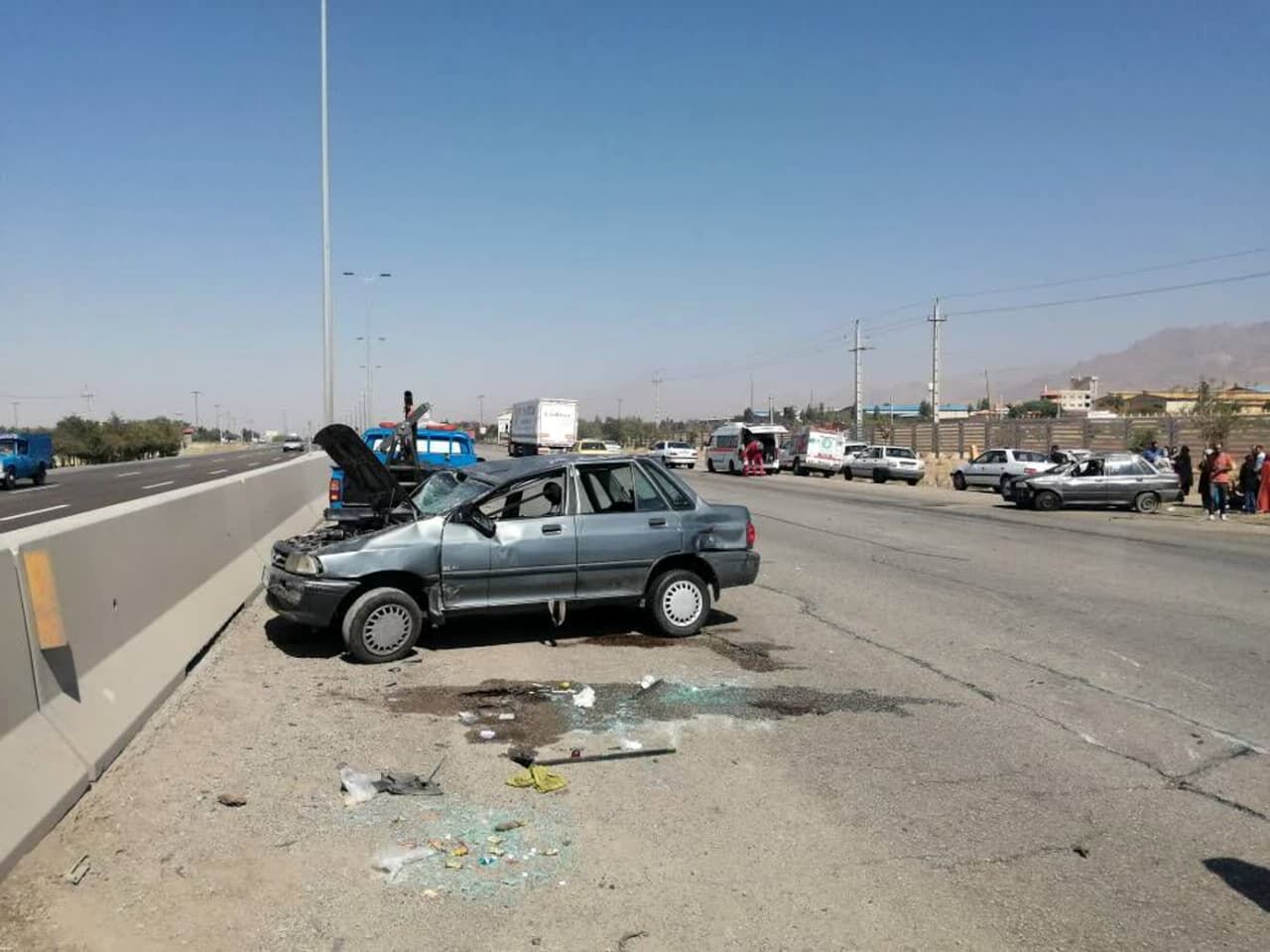 مجروح شدن 24 زائر اربعین حسینی در تصادفات جاده‌ای در 9 روز اخیر
