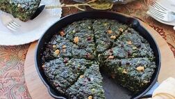 طرز تهیه کوکو سبزی مغزدار، مخصوص مهمونی 