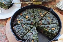 طرز تهیه کوکو سبزی مغزدار، مخصوص مهمونی 