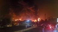  آتش انبار نفت شهران و مخزن سوخت جنوب تهران تحت کنترل است 