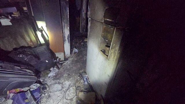 نجات ۱۰ نفر از آتش‌سوزی در ساختمانی ۹ طبقه در خیابان ولیعصر
