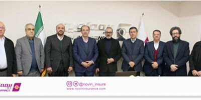 علیرضا قربانی، بیمه‌گذار بیمه نوین، با مدیرعامل و اعضای هیئت‌مدیره دیدار کرد
