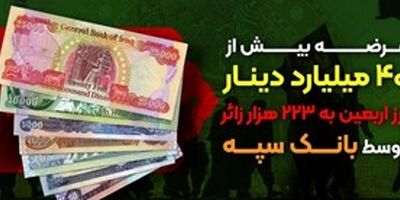 عرضه بیش از 40 میلیارد دینار ارز اربعین به 223 هزار زائر توسط بانک سپه
