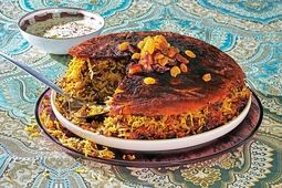 طرز تهیه ماش پلو بدون گوشت و مرغ
