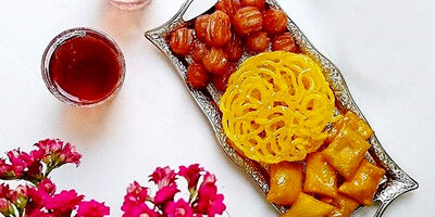 روش تهیه زولبیا با نشاسته و ماست