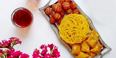 روش تهیه زولبیا با نشاسته و ماست