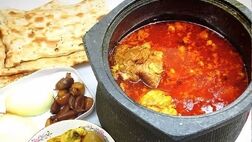 طرز تهیه آبگوشت سنتی و قهوه خانه ای اصیل دو پیازه
