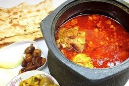 طرز تهیه آبگوشت سنتی و قهوه خانه ای اصیل دو پیازه
