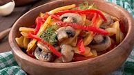 طرز تهیه خوراک مرغ و قارچ رژیمی

