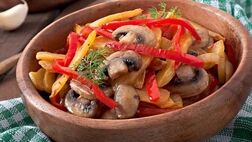 طرز تهیه خوراک مرغ و قارچ رژیمی
