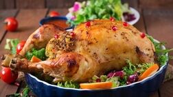 طرز تهیه مرغ شکم پر برای عید نوروز