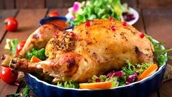 طرز تهیه مرغ شکم پر برای عید نوروز
