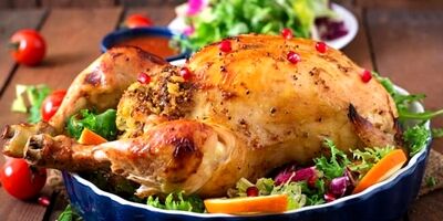 طرز تهیه مرغ شکم پر برای عید نوروز