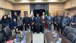 برگزاری آیین تکریم و معارفه مدیر شعبه تجارت بیمه ایران

