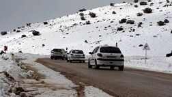 بارش برف و باران در جاده های ۱۰ استان کشور
