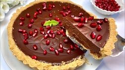 چطور با انار و بیسکوئیت تارت درست کنیم
