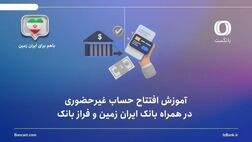 آموزش افتتاح حساب غیرحضوری در همراه بانک ایران زمین و فراز بانک