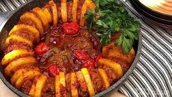 طرزتهیه غذا جدید با بادمجان؛ پاتلیجان چولاما بدون گوشت
