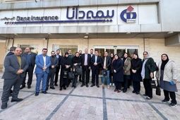 بازدید مدیرعامل بیمه دانا از شعبه بهشهر
