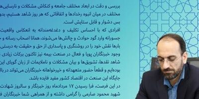 حضور متعهدانه خبرنگاران به ارتقاء صنعت بیمه می‌انجامد