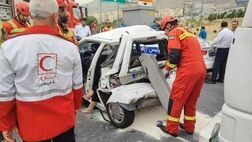 فوت زن ۷۵ ساله در تصادف اتوبان شهید خرازی
