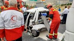 فوت زن ۷۵ ساله در تصادف اتوبان شهید خرازی
