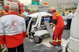 فوت زن ۷۵ ساله در تصادف اتوبان شهید خرازی
