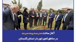 تداوم "لبخند سرمد" با آغاز ساخت مدرسه بیمه سرمد در یکی مناطق کم‌برخوردار استان گلستان
