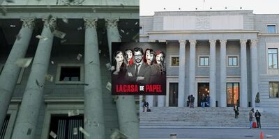 بزرگترین سریال سرقت از بانک در کجا فیلمبرداری شده است؟