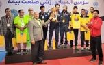 قهرمانی تیم فوتبال روی میز آقایان بیمه دی در المپیاد ورزشی صنعت بیمه
