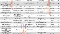 مهمترین سهامداران شرکت‌های بیمه‌ای کدامند؟