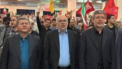 حضور مدیرعامل بیمه ایران در مراسم چهلمین روز شهادت امام شهید
