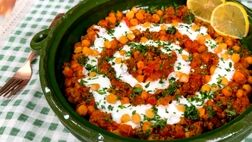 طرز تهیه بیج‌بیج نخود، یکی از غذاهای محلی شمال ایران
