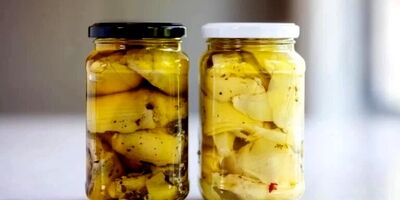طرز تهیه خانگی ترشی خوشمزه کنگر
