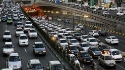تردد در اکثر معابر پایتخت پرحجم و سنگین است
