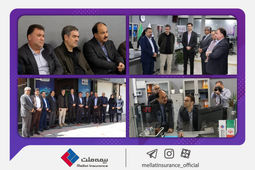 بازدید رئیس‌کل بیمه مرکزی از شعبه اراک بیمه ملت
