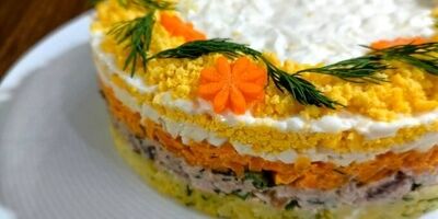 طرز تهیه سالاد روسی میموزا ویژه مهمانی ها و مجالس
