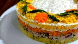طرز تهیه سالاد روسی میموزا ویژه مهمانی ها و مجالس
