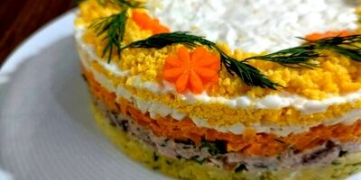 طرز تهیه سالاد روسی میموزا ویژه مهمانی ها و مجالس
