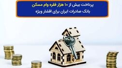 پرداخت بیش از ١٠ هزار فقره وام مسکن بانک صادرات ایران برای اقشار ویژه