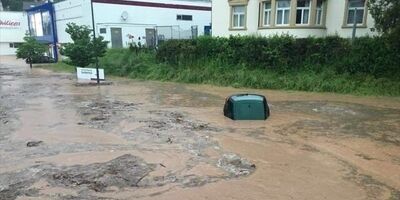 سیل شدید در آلمان و خطر طغیان رودخانه‌ها
