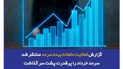 گزارش فعالیت ماهانه بیمه سرمد منتشر شد/ سرمد خرداد را پرقدرت پشت سر گذاشت
