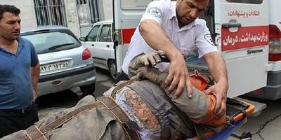 مصدومیت دو کارگر شرکت گاز بر اثر انفجار لوله در دهدشت
