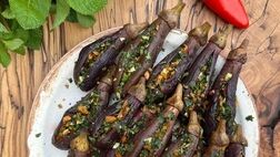 طرز تهیه ترشی بادمجان
